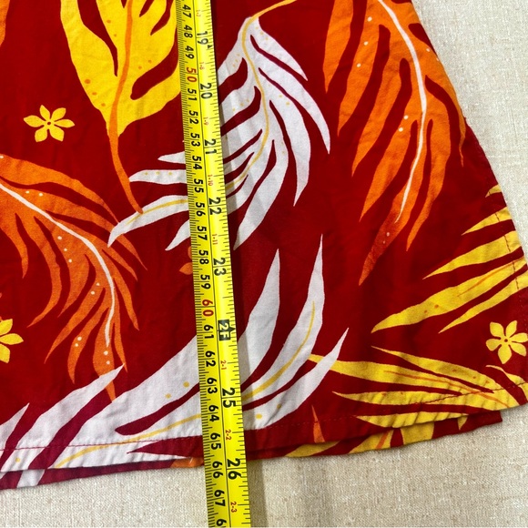 Local Design made in Hawaii Rayon Tropical Tank Blouse Size Large - Picture 5 of 9